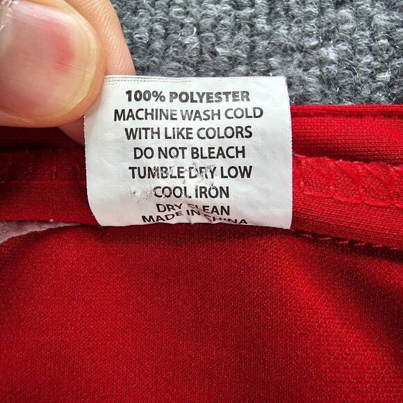 St Louis Cardinals Shirt Mens XL Red Gray 1/4 Zip Shirt Baseball Sports Training - Picture 9 of 9